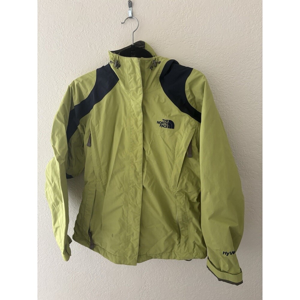 The North Face Hyvent  Rain Jacket Women’s Small. Green.